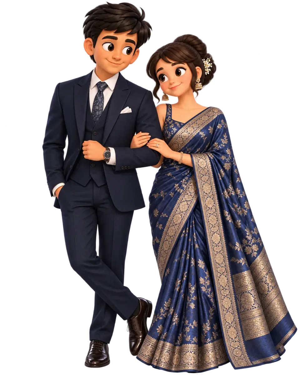 Couple celebrating Reception